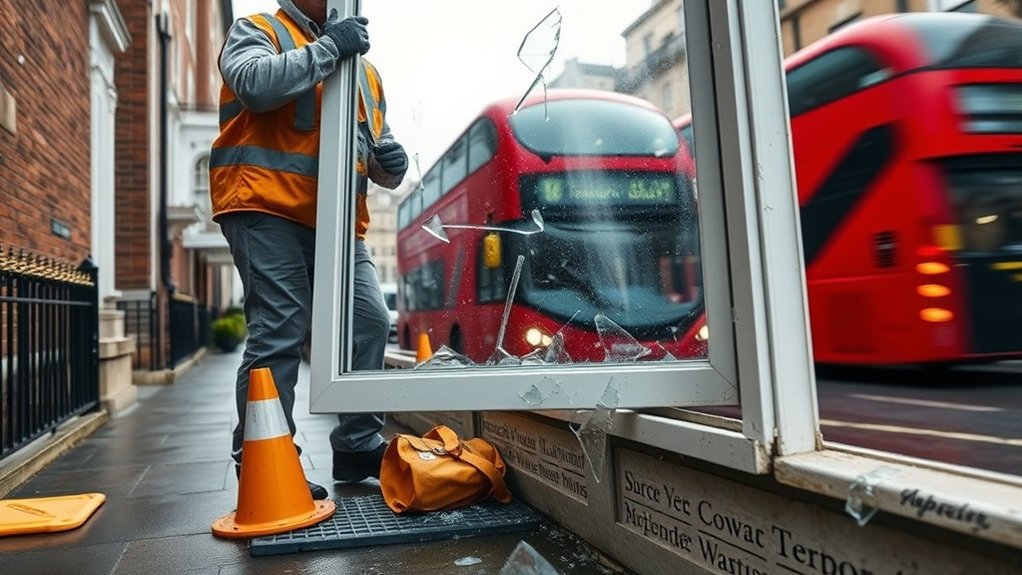 Broken Glass Replacement Slough