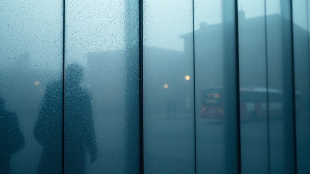 Frosted Obscure Glass Slough