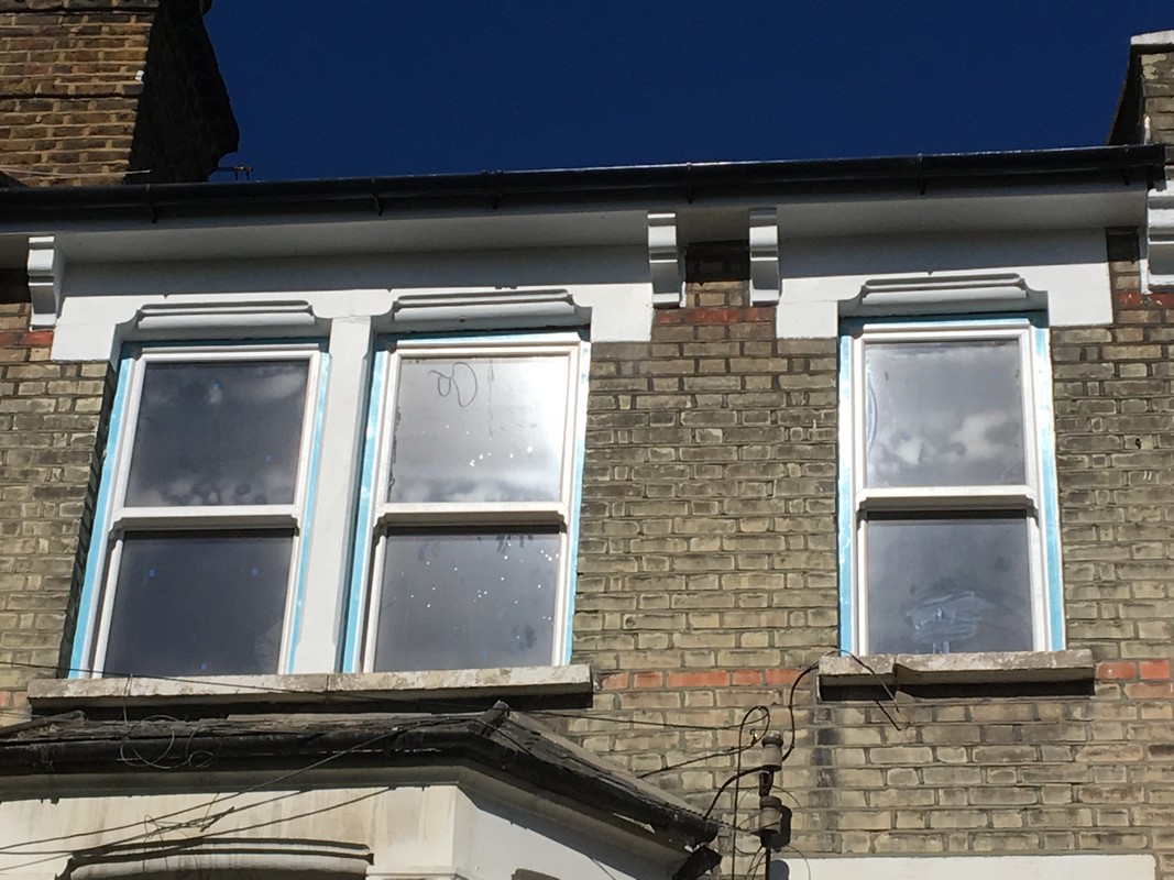 New uPVC sash windows fitted on Victorian terrace in Slough